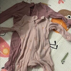 Cloud Island Mauve Baby Onesie